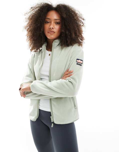 Superdry Active full zip fleece in dusty sage - view 1