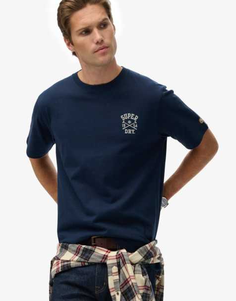Superdry Athletic club t-shirt in nautical navy - view 1