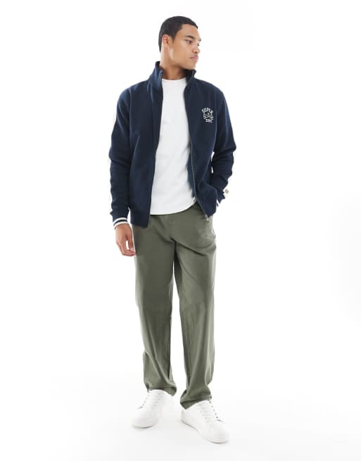 Superdry Athletic club track top in nautical navy, 2 of 5