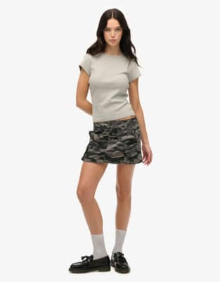 Superdry Athletic essential t-shirt in grey marl - view 1
