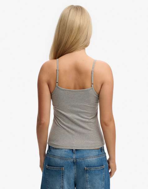 Superdry - Athletic Essentials - Caraco à fronces - Gris chiné - view 1