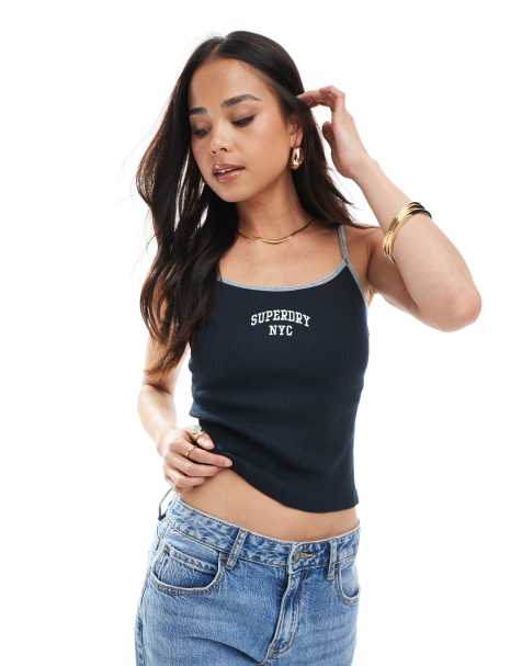 Superdry - Athletic Essentials - Caraco - Bleu marine éclipse - view 1