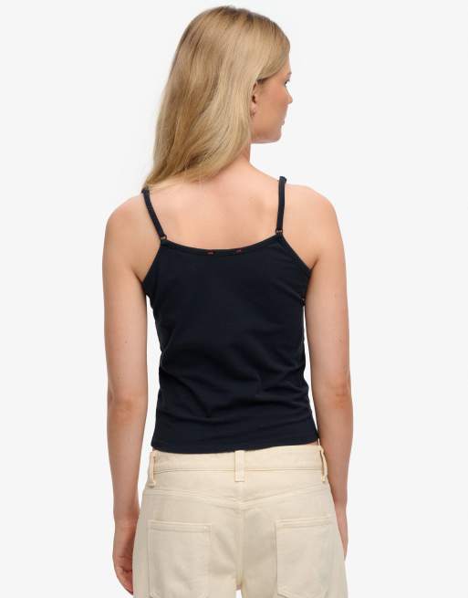 Superdry - Athletic Essentials - Débardeur à col V et détail contrastant - Bleu marine éclipse, 2 de 6