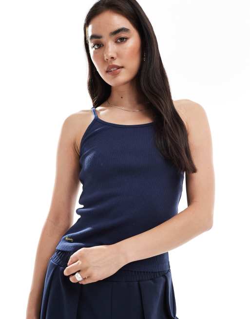 Superdry - Athletic Essentials - Débardeur à encolure dégagée - Bleu marine
