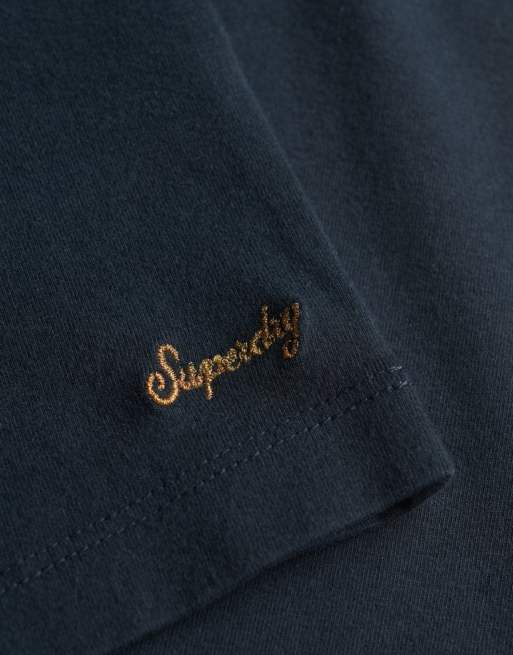 Superdry Athletic essentials gathered cami top in eclipse navy, 5 of 6