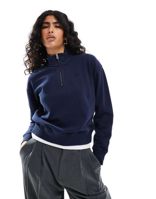 Essentials half zip pullover clearance