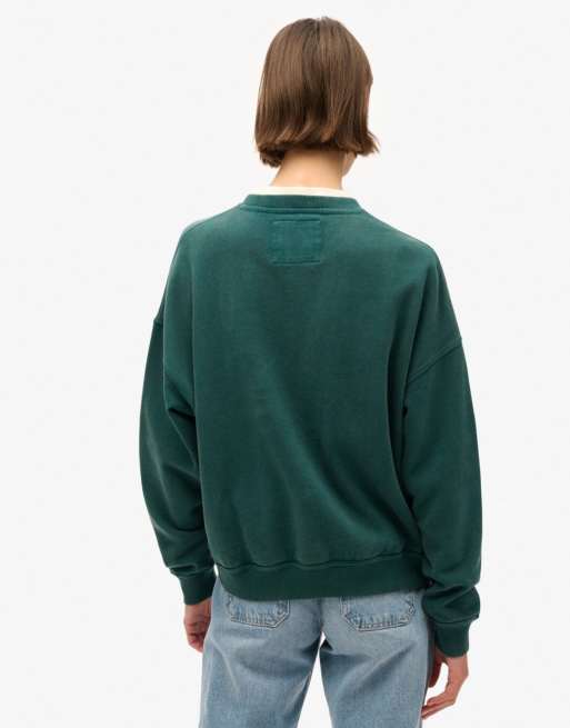 Oversized athletic sweatshirt online