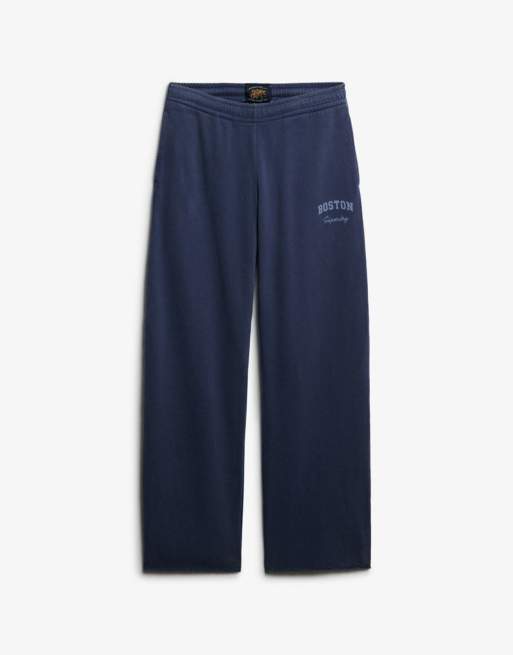 Superdry - Athletic Essentials - Pantalon de jogging évasé à taille basse - Bleu marine, 7 de 7