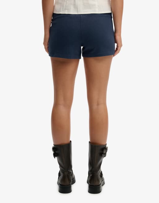 Superdry – Athletic Essentials – Shorts aus Jersey in Lauren Navy mit Schriftzug, 3 von 5