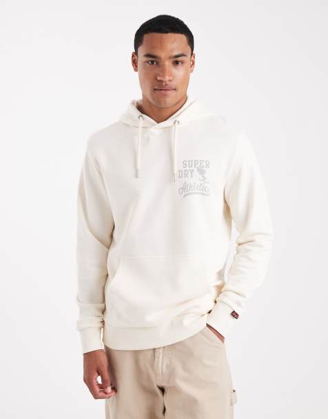 Superdry - Athletic Essentials - Sweat à capuche - Blanc cassé - view 1