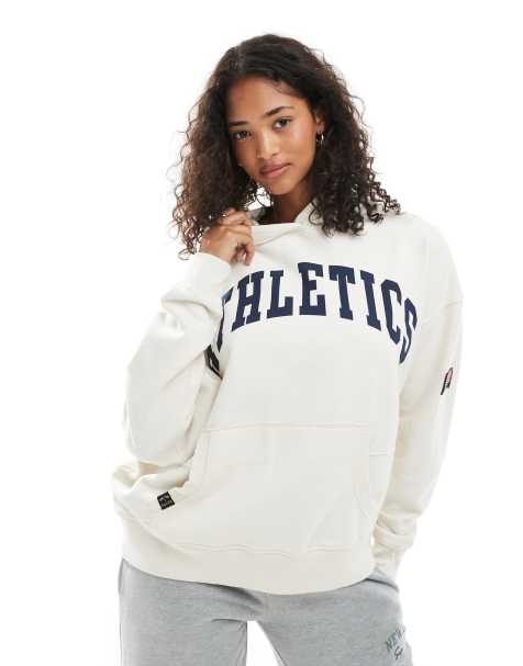 Superdry - Athletic Essentials - Sweat à capuche décontracté - Blanc cassé - view 1
