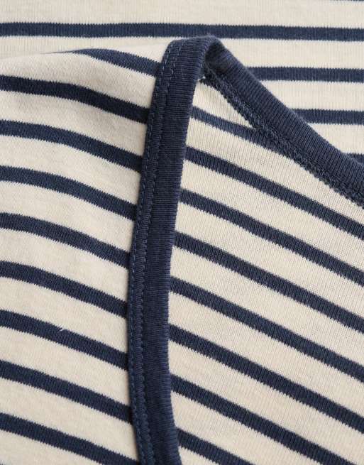 Superdry - Athletic Essentials - Top manches longues à rayures - Bleu marine, 5 de 6