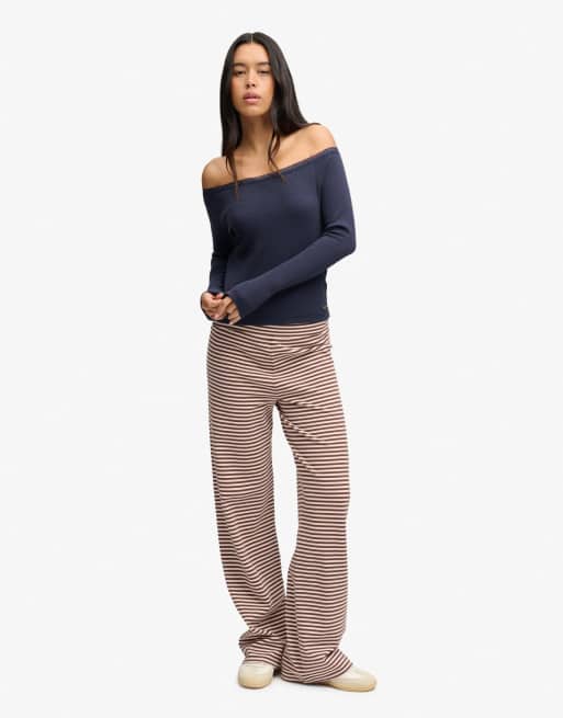 Superdry - Athletic Essentials - Top manches longues en dentelle - Bleu marine Lauren, 3 de 4