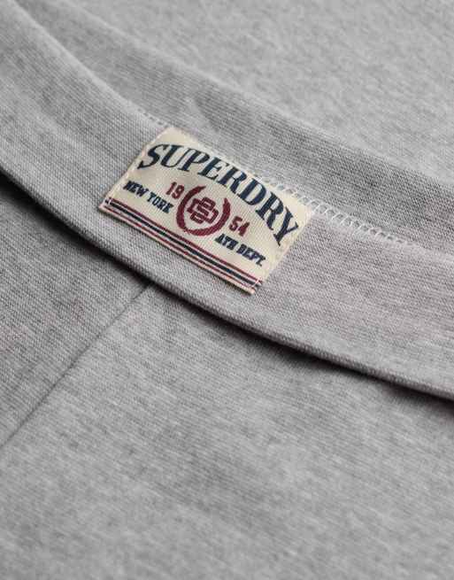 Superdry Athletic essentials umschlagbare Jogginghose in Graumeliert, 5 von 6