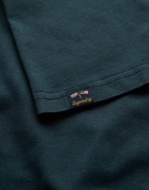 Superdry Athletic graphic fitted t-shirt in eclipse navy - view 1