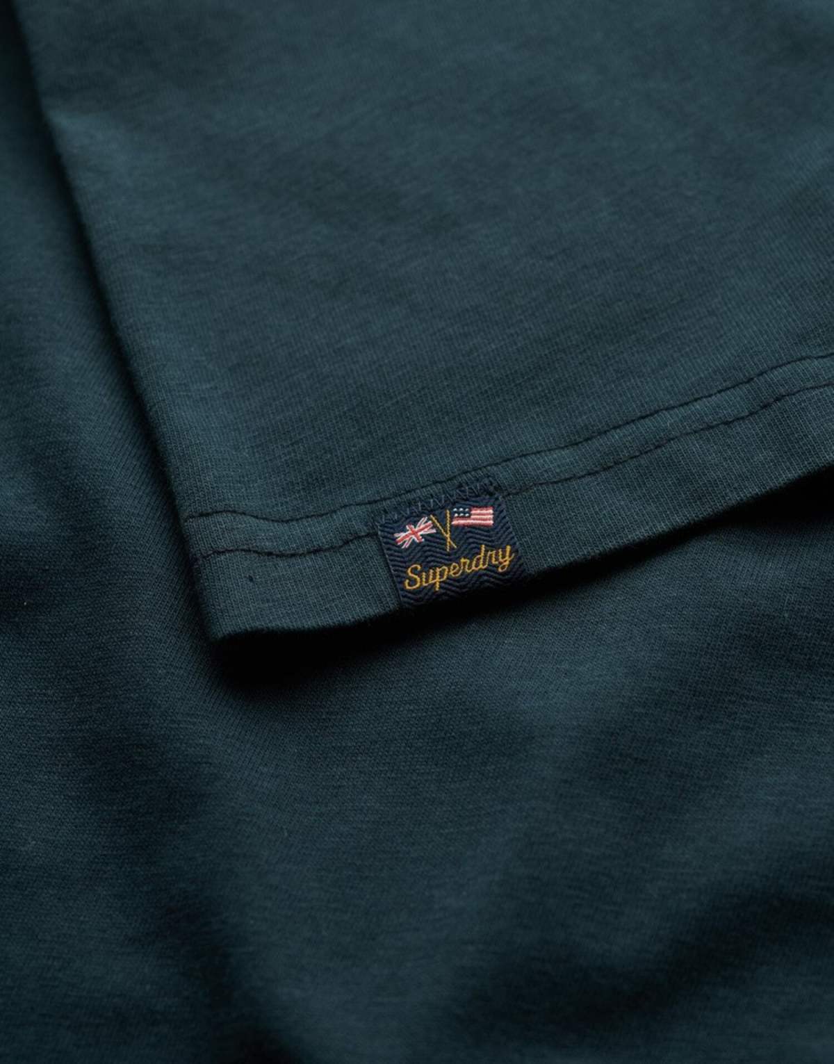 Superdry Athletic graphic fitted t-shirt in eclipse navy