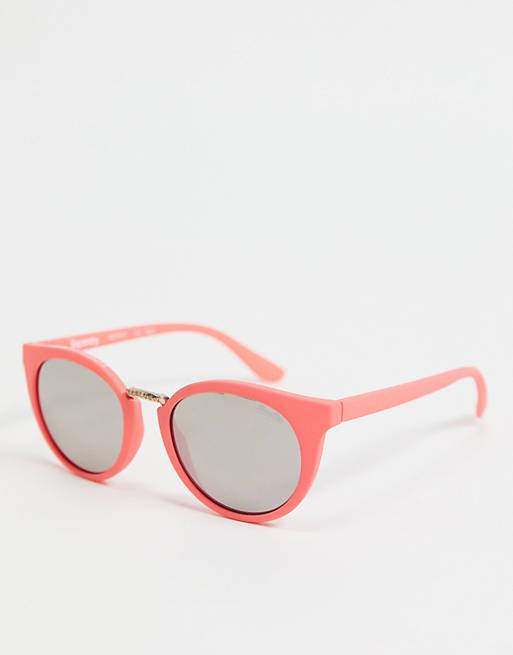 Superdry Aubrey cat-eye sunglasses in pink