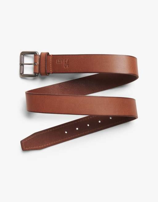 Superdry – Badgeman – Gürtel in Bronze