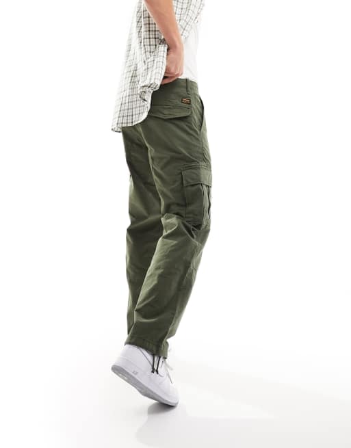 Baggy olive hot sale cargo pants