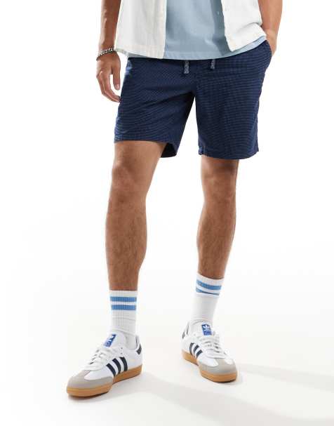Superdry - Bermuda effet plumetis - Indigo - view 1
