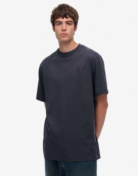 Superdry Blank oversized t-shirt in ebony - view 1