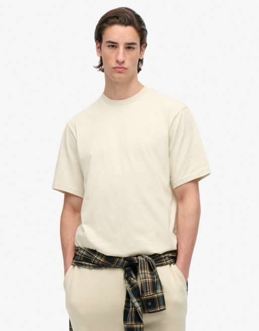 Superdry Blank oversized t-shirt in light grey