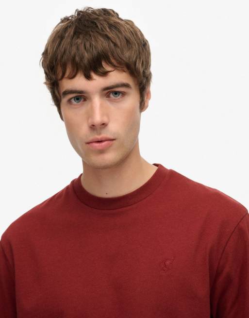 Superdry Blank oversized t-shirt in stanton red, 3 of 7