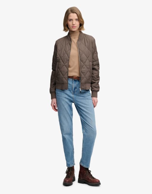 Superdry bomber doublure en vert kaki foncé, 4 de 7
