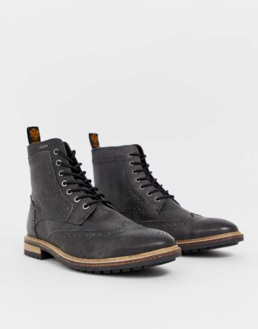 Superdry brad cheap brogue boots