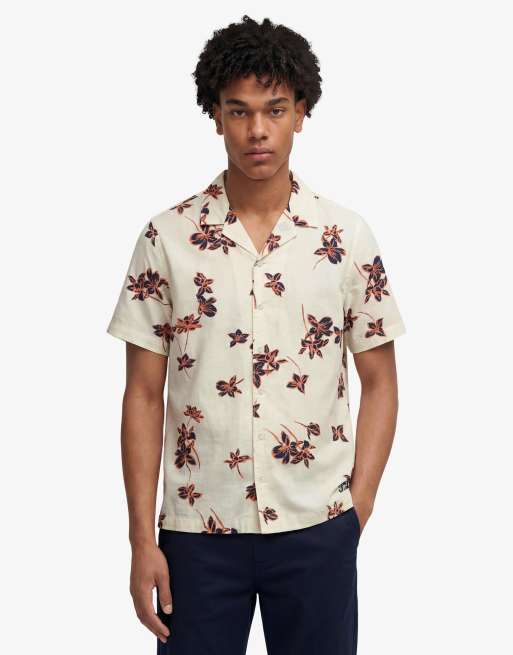 Superdry - Cabana - Chemise à manches courtes avec motif piscine - Blanc cassé fleur de lotus, 4 de 7