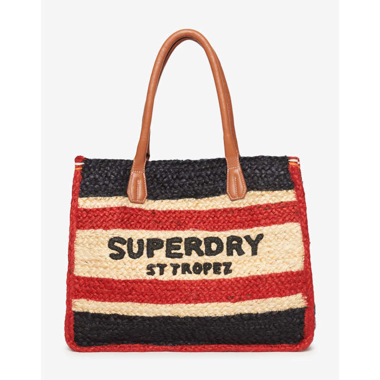 Superdry Cabas en raphia Multicolore ASOS