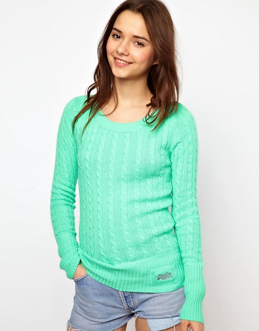 Superdry Cable Crew Neck Jumper