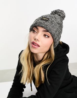Superdry cable knit beanie hat in Black Fleck - ASOS Price Checker