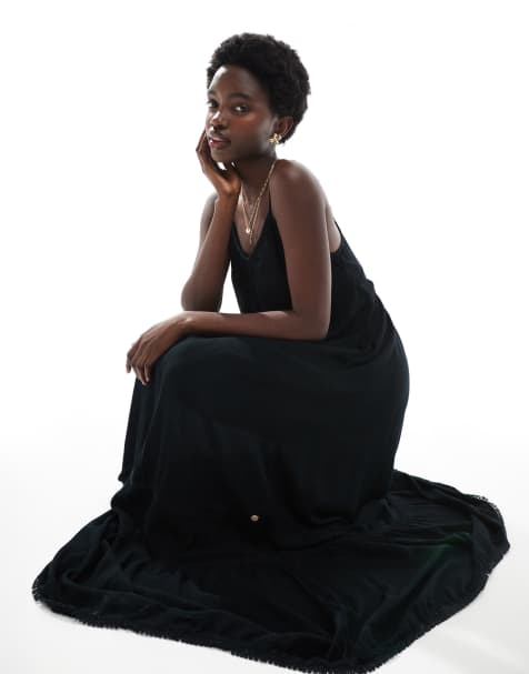 Superdry Cami maxi dress in black - view 1
