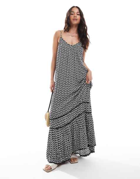 Superdry Cami maxi dress in ronnie geo - view 1