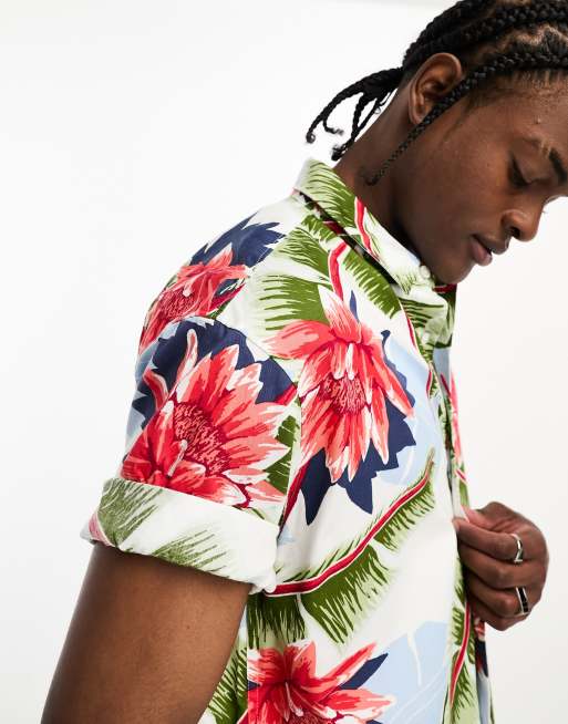 Camicia maniche corte hawaiana shop