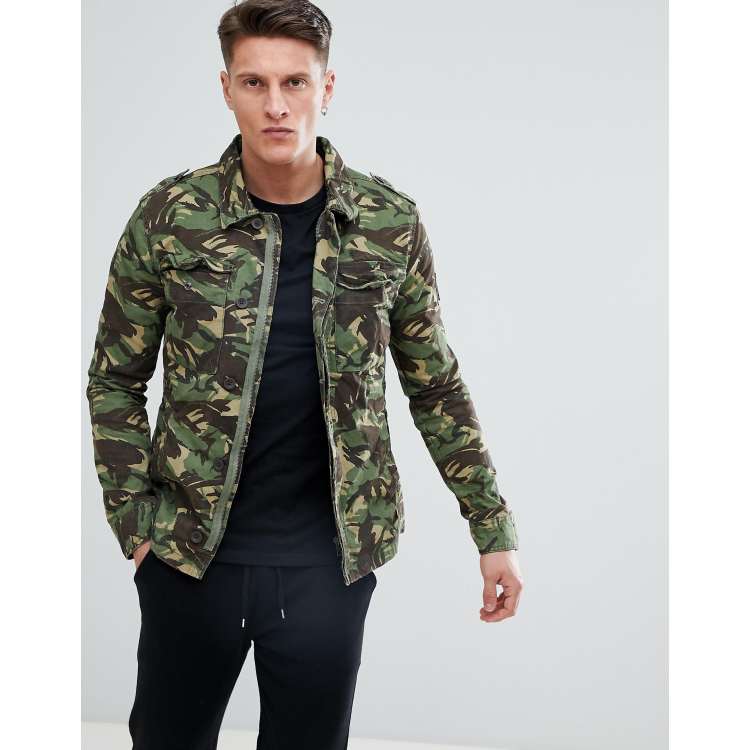 Superdry hot sale parka camo