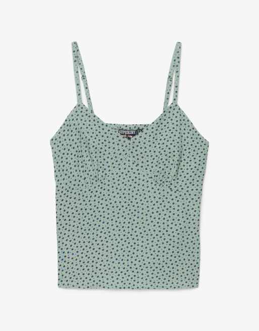 Superdry - Caraco à petits cœurs - Vert et bleu marine, 6 de 6