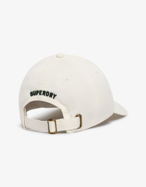 Superdry - Casquette de baseball avec broderie SD - Blanc doux, 3 de 4