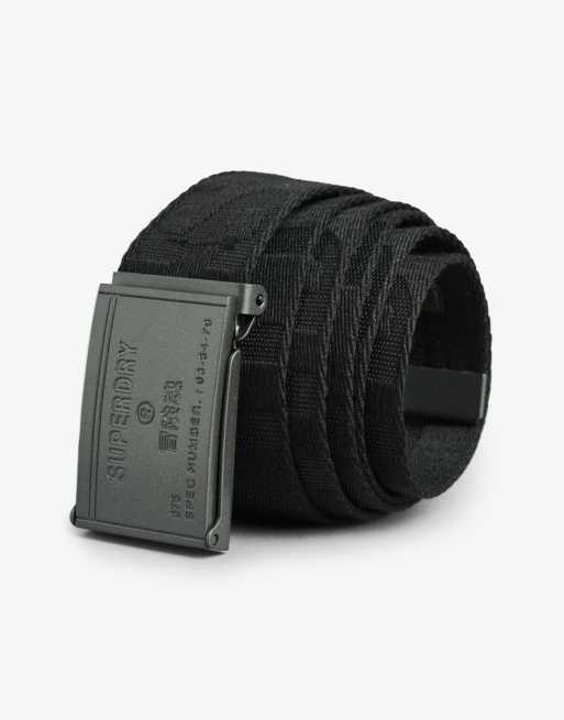 Superdry - Ceinture en toile - Noir, 2 de 4