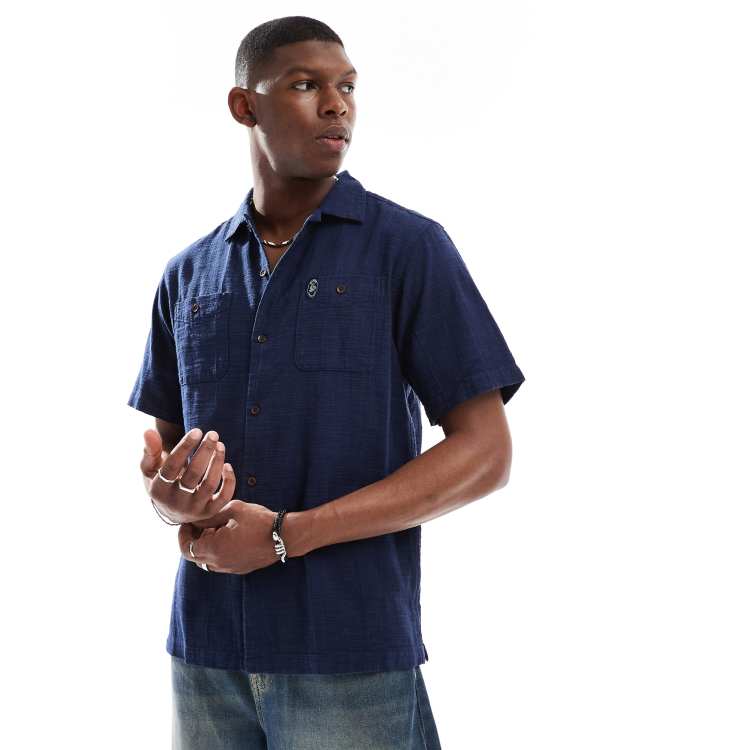 Chemise Bonobos Homme à Carreaux Bleu/gris – Manches Longues, Boutonnage Classique