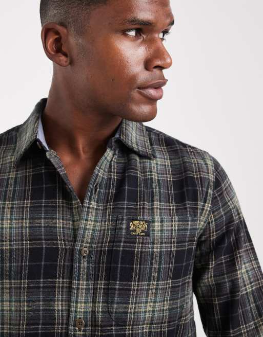 Superdry Chemise style bûcheron en coton à carreaux Drayton avec