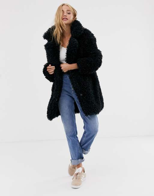 Superdry 2025 teddy coat