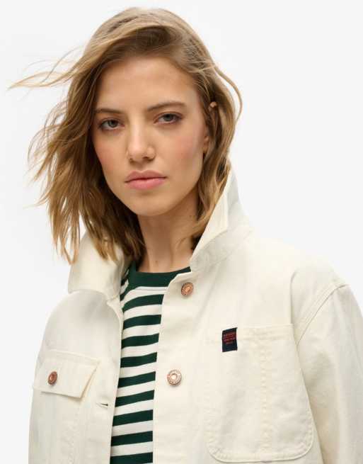 Superdry - Chore - Veste - Blanc cassé, 4 de 5