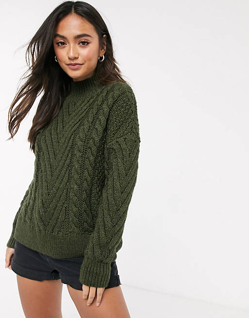Superdry chunky cable knit jumper | ASOS