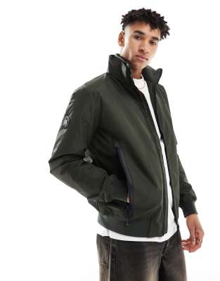 Superdry - City - Blouson Harrington - Vert militaire