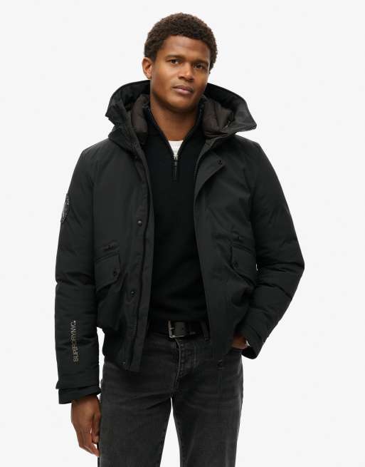 Asos superdry coat best sale