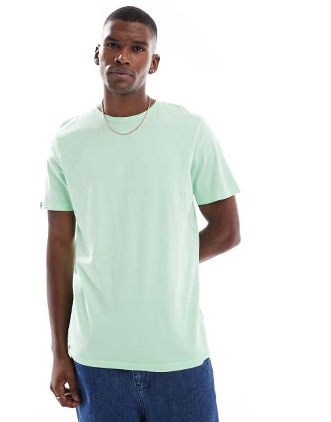 Superdry – Classic – Basic-T-Shirt in verwaschenem Aschgrün - view 1