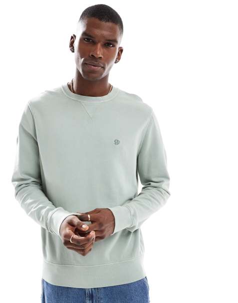 Superdry Classic essential sweatshirt in slate grey