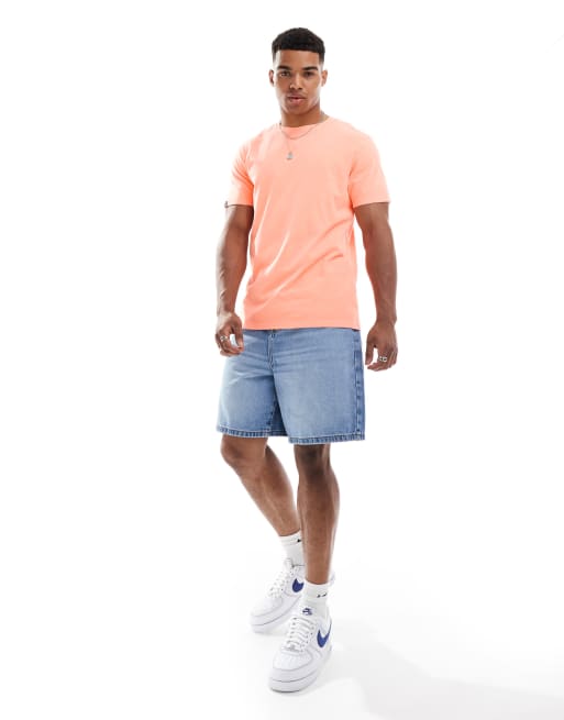 Superdry - Classic Essential - T-shirt - Orange fluo délavé, 2 de 4